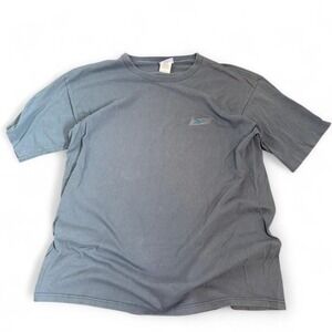 Vintage 90s Y2K Reebok Men's T-Shirt XL Green‎ USA Made Retro Tee Logo